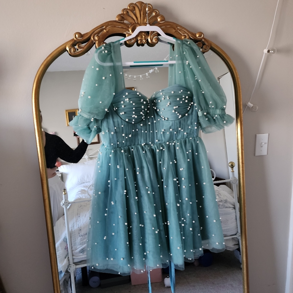 Ava Gown Pearl dress